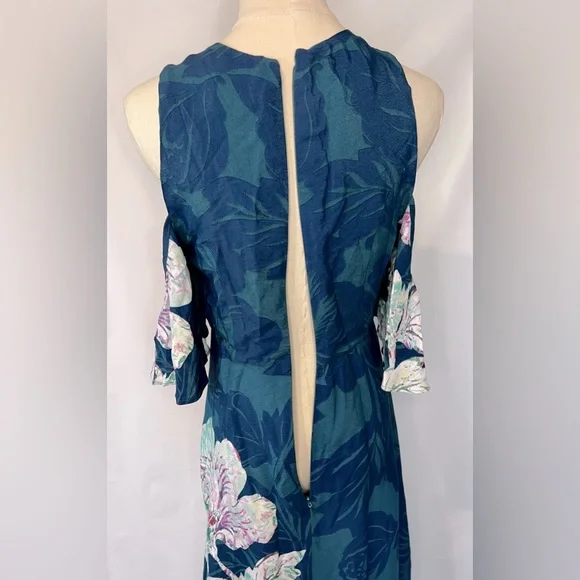 ANTHROPOLOGIE MAEVE NWT Elia Cold Shoulder Dress - Picture 8 of 10